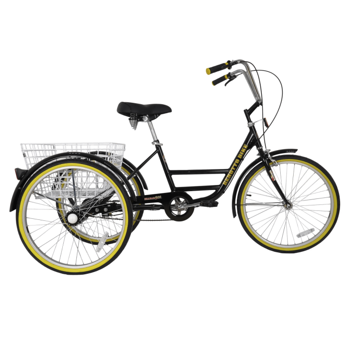 adult tricycle with basket 24 inch taiwan 1