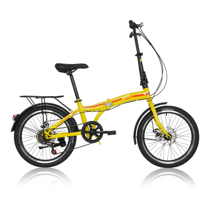 vego fold folding bike 6 speed 20 inch 8