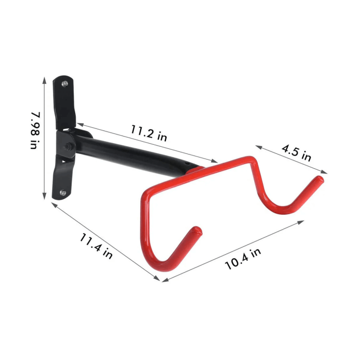 wall mount horizontal bike hanger 4