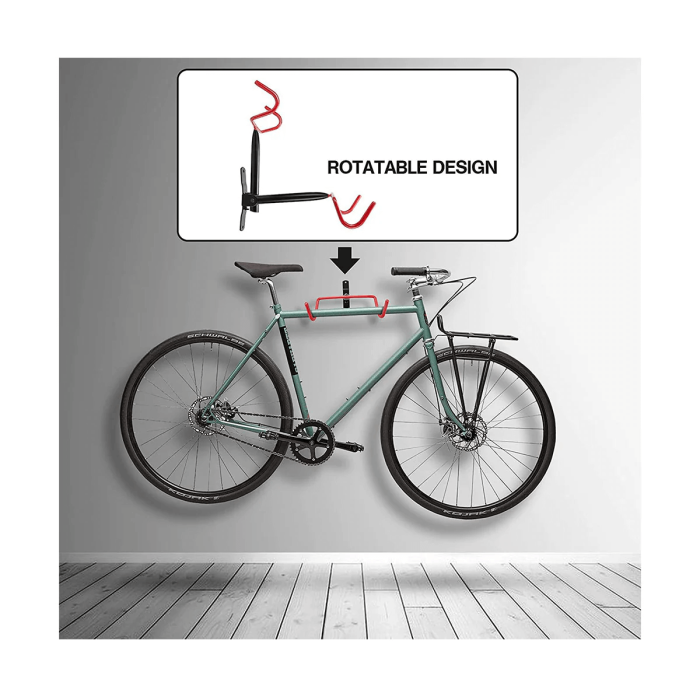 wall mount horizontal bike hanger 6